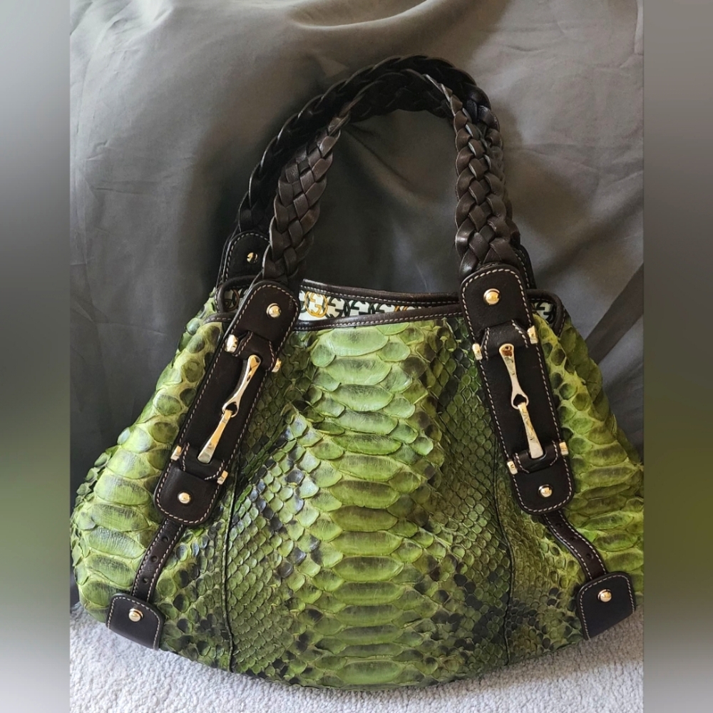 Gucci Python Pelham Hobo